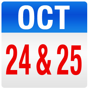 October 24 & 25 Calendar